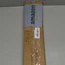 Black Curtain Rods 2 Pack, 5/8 Inch Small Curtain Rods for Windows 30 to 60 Inch Stainless Steel with Brackets Easy to Install for Bedroom Living room Bathroom Kitchen