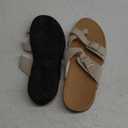 mysoft Women's Slide Sandals Adjustable Orthopedic Flip Flops Arch Support Comfortable Walking Summer Shoes 9 1/2
