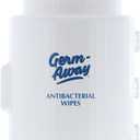 Upward-Pull Wet Wipe Wall Dispenser - Wall Mounted Dispenser for Sanitizing Hand Wipe Refill Rolls, Stylish White Dispenser is Great for Public Facilities, Gyms, Office, Hospitals and Stores (1 Count (Pack of 1))