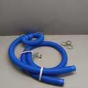 1-1/2-InchPool Hoses for Intex Pool Skimmer Surface Skimmer Pool Pump Pool Filter, 1.5 x 59 Pump Hoses Tubes for Above Ground Pool Sand Filter, 2 Pack with 4 Hose Clamps (Blue -2 Pack)