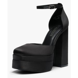 DREAM PAIRS Women’s High Chunky Platform Closed Toe Block Heels Square Toe Ankle Strap Dress Wedding Party Pumps Shoes Aurelia, 8,1/2