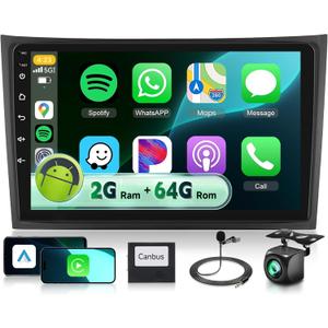 2G+64G Android 13 Car Stereo for Volvo XC90 2004-2013 with DSP/Wireless Carplay/Android Auto, Sellrich 10 inch Touch Screen Radio with GPS WiFi Bluetooth FM/RDS Mirrorlink Backup Camera