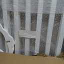 Dog Gate Wooden Freestanding Pet Gate3 Panel 23.6" Height White Indoor Dog Fences,House Gate for Doorways & Stairs