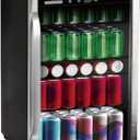 Frigidaire EFMIS155 Beverage Refrigerator, 126 Cans-Full Stainless Steel