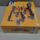 2Pcs Large-Size Construction Engineering Truck Toy Set,Lifting Arm Crane & Lifting Transport Truck Construction Toys,for 3 4 5 6 7 Year old Boys Kids Toddlers Birthday Christmas Gift