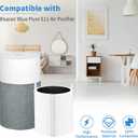 3 Packs 511 Replacement Filters Compatible with Blueair Blue Pure 511 Air Cleaner Purifier, 3 Stages Filter of Premium Filter and Activated Carbon with 3pcs Cloth Cover Pre-Filters