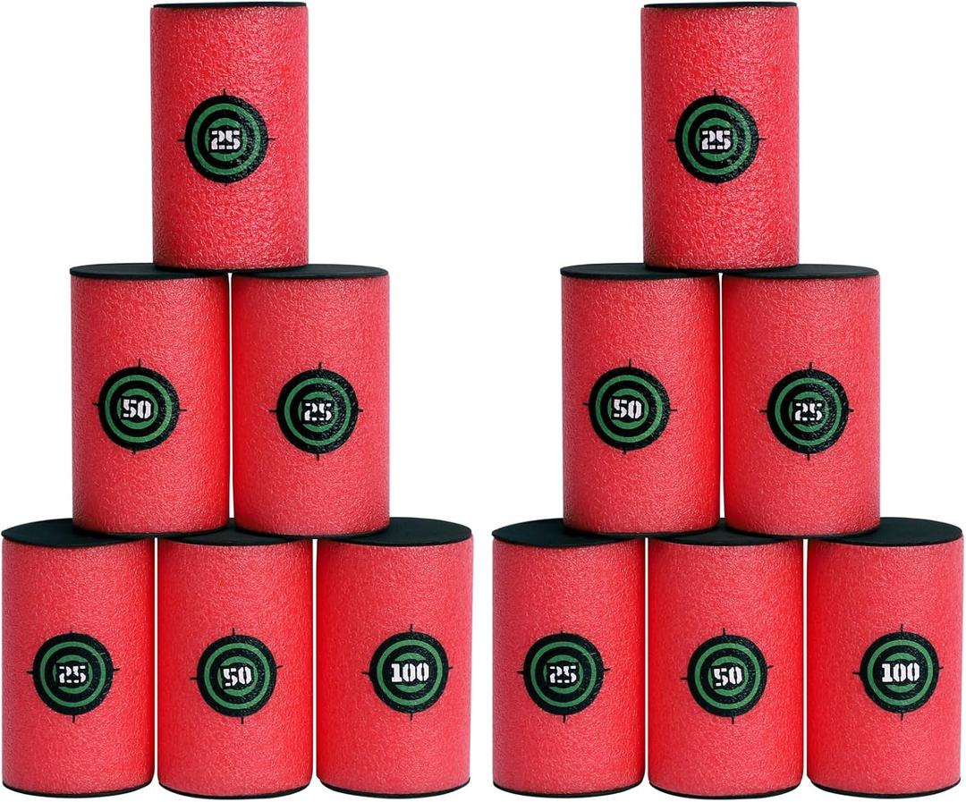 POKONBOY Soft Bullet Target, EVA Bullet Dart Target Compatible with Nerf Blasters Guns