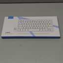 OMOTON 2.4G Wireless Keyboard, Ultra-Slim Compact Mini Keyboard with Type-C & USB-A Receiver, Compatible with Desktop Laptop Tablet PC Smart TV and Windows 11/10/8/7 - Black