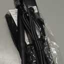 Pencil Flat Iron, 3/10" Small Flat Irons for Short Hair, Mini Hair Straightener with Adjustable Temperature for Edges Pixie Cut and Bangs, Tiny Hair Straightener, Auto Shut Off (Black)