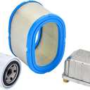 Fuel Oil Air Filter Kit Fit for Cummins Onan Diesel,Compatible with RV QD Series HDKAH HDKAK HDKAJ/HQD Series HQDPA HQDPC,Replace 149-2513 122-0833 140-2897 FF236 AF27906 LF3591