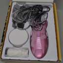 Electric Women Facial Hair Remover, EC VISION Ladies Beauty Epilator Trimmer Facial Cotton Threading Hair Shaver (Pink)