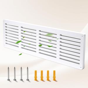 Return Air Grille Cover 32“ x 8.5” (Fits 30 x 6 Duct Opening), Durable MDF