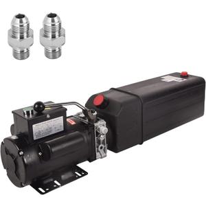 Hydraulic Power Unit 16 Quart 4 Gallon Hydraulic Pump 220V 3450 RPM 2HP Single Phase Electric Hydraulic Car Lift Pump for Car Lifting Platforms