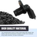 Car Engine Camshaft Position Sensor, Auto High Temperature Resistant Plug Play Perfect Fit Original Replacement OEM No. #F01R00B003, Suitable for Most Cars (Black)