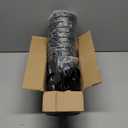 Dahey 10 Pcs Hanging Flower Pots Metal Iron Bucket Outdoor Planter for Railing Fence Balcony Garden Home Decoration Flower Holders with Detachable Hooks, Black, 5 Inches