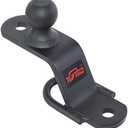 TOPTOW 64008 ATV/UTV 3-Way Hitch Adapter with 2 inch Ball, Bolt-on ATV Hitch Attachments