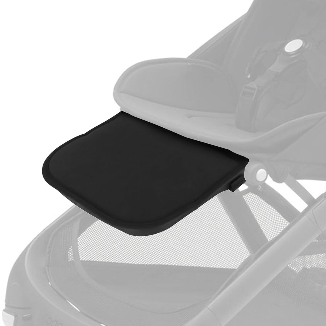 Stroller Leg Rest & Cushion Compatible with Bugaboo Butterfly  Leg Support Extension with Soft Cushion Pad, Comfortable Footrest for Baby, Easy to Install Stroller Accessory  Black