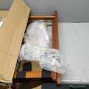 SpaceAid Fully Assembled Luggage Rack 2 Pack, Bamboo Foldable Suitcase Stand for Guest Room, Heavy Duty Folding Luggage Holder with Storage Shelf for Bedroom and Hotel, Walnut