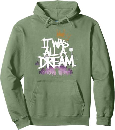 It Was A Dream Tshirt Men Women Rap 1990s Music Hip Hop Pullover Hoodie, Size: Small