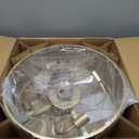 20" Caged Ceiling Fans with Lights, Gold Fandelier Ceiling Fan with Light, Boho Chandelier Fan Remote Control, 6 Speeds for Bedroom, Nursery, Living Room