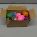 TURNMEON 1 Golden Egg 24 Pack Prefilled Easter Eggs with 24 LED Rings, Easter Basket Essential Glow in Dark Egg Hunt Supplies, Kids Party Favors for Ages 4-12, Holiday Gifts & Festive Toys