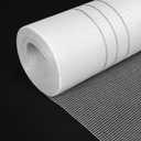 1 x 328 ft Fiberglass Mesh Roll White Plastering Mesh Enhanced Strength and Stability for Wall Crack Interior Exterior Wall Construction and Ceilings Seam Repair Reinforcement