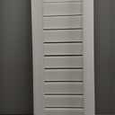 12"W x 36"H Rectangle Surface Mount PVC Gable Vent: Non-Functional, w/ 1-1/2" x 2" Brickmould Frame