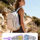 Travel Pill Organizer, 7 Compartments Portable Pill Box with Moisture-Proof Desiccant & Portable Handle, Small Pill Case for Daily Vitamins, Medicine