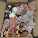 MIZII Fall Decor Artificial Maples Leaf Pumpkin Garland 6FT Autumn Maple Vines Garland Thanksgiving Halloween Harvest Decorations for Home Porch Mantle Fireplace Farmhouse Outdoor Indoor (6FT,Fall)