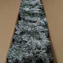 OasisCraft 7.5ft Pre-lit Christmas Tree Snow Flocked, Artificial Christmas Tree with 500 Warm White Lights, Full Xmas Snowy Tree for Indoors and Outdoors