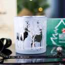 WDHODEC Christmas Candle Holders for Tealight, Votive, LED Candles Silver Gold Glass Candle Holders for Home Decorations Coffee, Office Dcor 4PCS