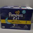 Pampers ZZZ Overnight Diapers, Size 3 (16-28 lbs), 116 Count, Nighttime Protection Disposable Baby Diaper, Night Time Leak and Skin Protection
