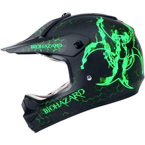 Orthrus DOT Certified Adult & Youth Helmet for Dirt Bike ATV Motocross Offroad Motorcycle Bike (BIO-Green,M)