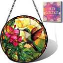 Hummingbird Acrylic Suncatcher Sun Catchers Indoor Window Gift for Mom 6.3"