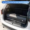 SUV Trunk Organizer, Leather Trunk Storage Organizer, Car Cargo Storage Box