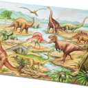 Melissa & Doug Dinosaurs Floor Puzzle - 48 Pieces (2 Feet x 3 Feet Assembled) - FSC Certified