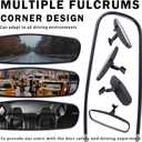 Interior Rear View Mirror Fits 2004-2020 Ford F150,1999-2019 F250/F350/F450/E150/E250/E350/E450 Super Duty 2002-2023 Explorer,2006-2020 Fusion,2016-2023 Transit,2007-2024 Edge,2011-2019 Fiesta