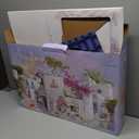 Extra Large & Durable 2-Level Cardboard Cat Scratcher House  Meowkonos Santorini Greece Villa, Cave Hideout, Indoor Cat Bed, Cat Scratch Pad, Kitten Play Tower, Cat Furniture Condo