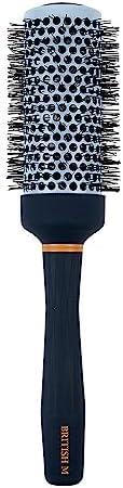 BRITISH M Curling Ceramic Brush Round 43mm – Non-Electric Blowout Brush, Anti-Frizz Styling for a Smooth Salon Look – Ideal for All Hair Types
