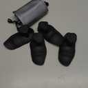 4-PCS Rypt Grip for Weight Lifting Deadlift Rows-Rubber Anti-Slip Ergonomic Lifting Gloves for Men and Women Training Palm Protectors for Gym Intensive Training and Exercise (Black)