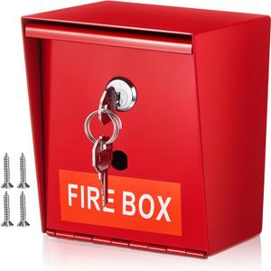 1 Pcs Fire Box Fire Department Lock for Keys Weather Resistant Emergency Box with Keys for Home
