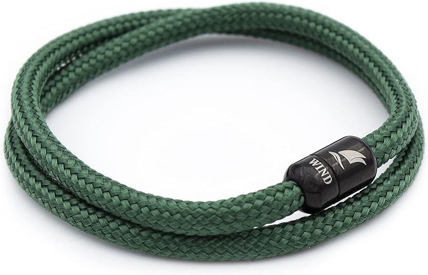 Wind Passion - Men’s Bracelet, Durable Rope Wristband for Men, Versatile Pulseras Para Hombres - Waterproof, Magnetic Clasp, Ideal for Outdoor & Fashion