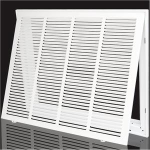 Return Air Filter Grille 20x16,Air Return Vent Cover Grill for 20"W x 16"H Duct Opening,Steel HVAC Vent Covers for Wall and Ceiling,Holds 1" Thick AC Filter, For 20"Wx16"H-Duct Opening