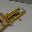 Gold Easel Stand for Sign, Heavy Duty Metal Display Easel with Adjustable Chain, 4-Tier Height Art Easel for Painting, Wedding Sign, Posters & Commercial Display