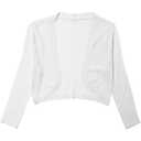 Long Sleeve Cardigan Womens Shrug Over Dress Top Knitting Cardigan Lightweight Open Front Shrug for Dresses S