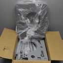 HOMEAL Raised Toilet Seat Riser with Handles for Seniors, 450LBS Heavy-Duty 3in1 Commode Chair for Disabled & Patients with Reinforced Frame & Protective Deflector, Built for Safety & Clean (Grey)