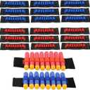 Compatible with Nerf Guns Darts - 20 PCS Party Supplies Toy Gun Accessories Wrist Ammo Holders EVA Soft Bullets Gun Wrist Belt Band Strap Compatible with Nerf N-strike Elite Series Blasters (No Darts)