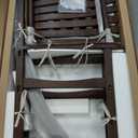 Tranquillo Oasis Wooden Rocking Chair for Patio, Porch, or Indoor Use  Classic Acacia Wood Rocker with Sturdy Frame, Comfortable Slatted Seat, Smooth Rocking Motion  Farmhouse Outdoor Chair