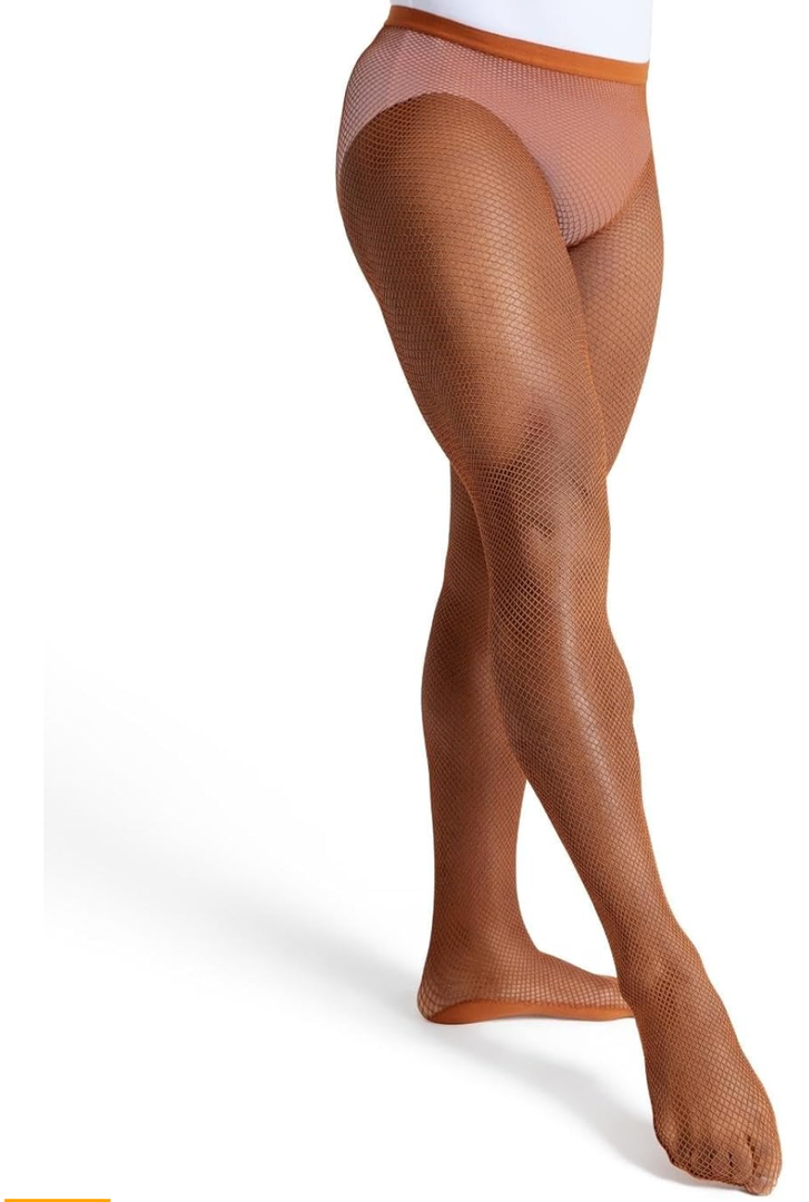 Capezio Women's Studio Basics Fishnet Seamless Tight, L - XL