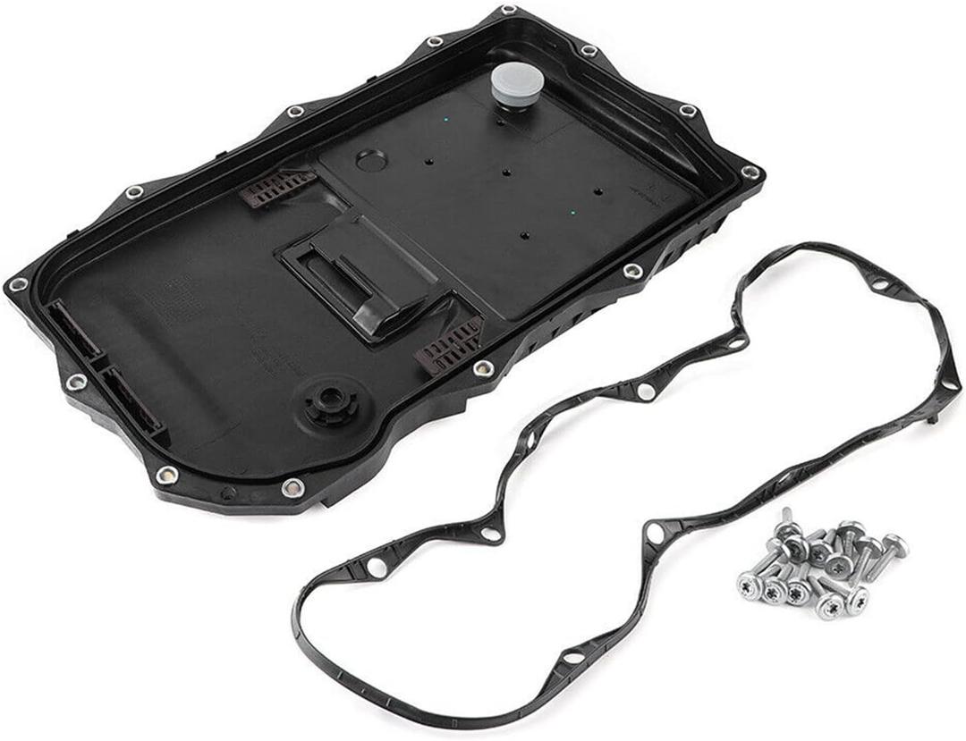 24118612901 Automatic Transmission Filter Oil Pan Kit Fits for 228i 320i 328d 328i 335i 340i, 8 Speed Transmission Oil Pan with Filter & Gasket Replace 1087298247 24118612902